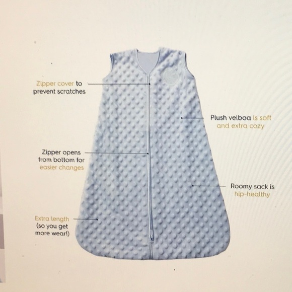 Halo SleepSack Plush Dots - Picture 8 of 8